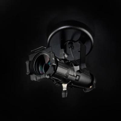 ETC Source Four Mini CE w.Track Adapter, 3000K, Body only, Black